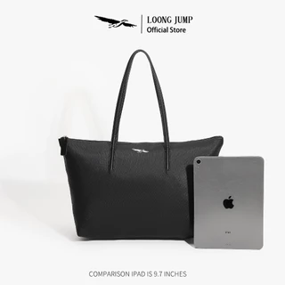 LOONG JUMP Tote Bag กระเป๋าถือสะพายใหญ่ ขึ้นเครื่องบินได้ ใส่แท็บเล็ต