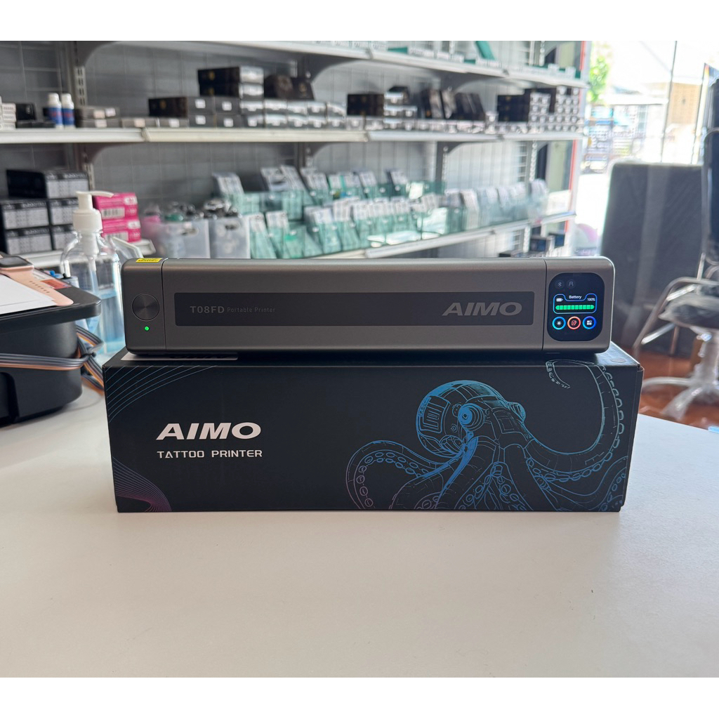 เครื่องลอกลายไอโม่ AIMO T08FD มีหน้าจอทัชสกรีน พร้อมส่งในไทย