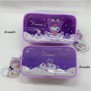 Sanrio กระเป๋าดินสอ ลายลิขสิทธิ์แท้ ขนาดใหญ่ 19.5x10.8 cm รุ่น B006 กระเป๋าเครื่องสำอางค์ PVC Mt
