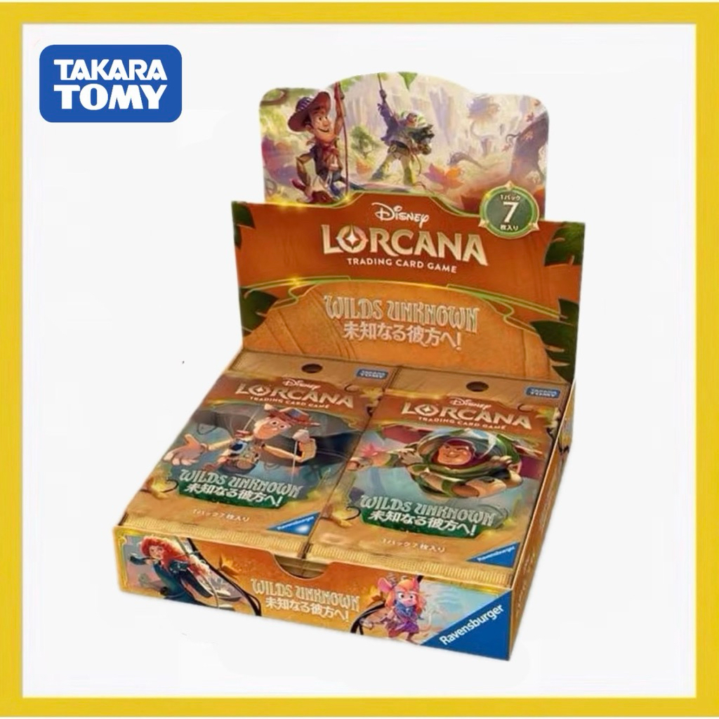 ส่งด่วนในวัน🇹🇭🔥แท้100%🔥Disney Lorcana TCG Card Grame (Set 12)Wilds Unknown Booster Box (JP Ver.🇯🇵ยกกล่องซีล)