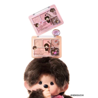 พัพเข้าเพิ่ม 💚🇯🇵 รวมเครื่องสำอาง MilleFee x monchhichi บรัสออน/ลิปกรอส/พาเลทตา