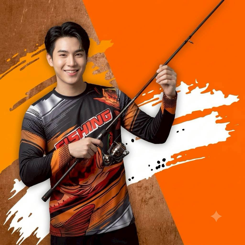 เสื้อตกปลาแขนยาว🐬 4 สี LP V.2 fishing ผ้า Micro Sport