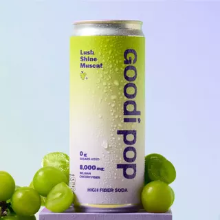 Goodi Pop โซดาพรีไบโอติก Variety Pack 6 | ครบ 3 รส (2+2+2) | 8,000mg Chicory Inulin | 0 Sugar Added | อย.✅