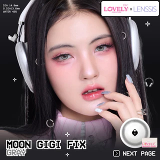 [ของแท้] Lovelyplus รุ่น Moon Gigi Fix Lens เลนส์เสี้ยวพระจันทร์ มูนจีจี้ ฟิกซ์เลนส์ เลนส์ล็อค เลนส์ไม่หมุน ไม่ขยับ