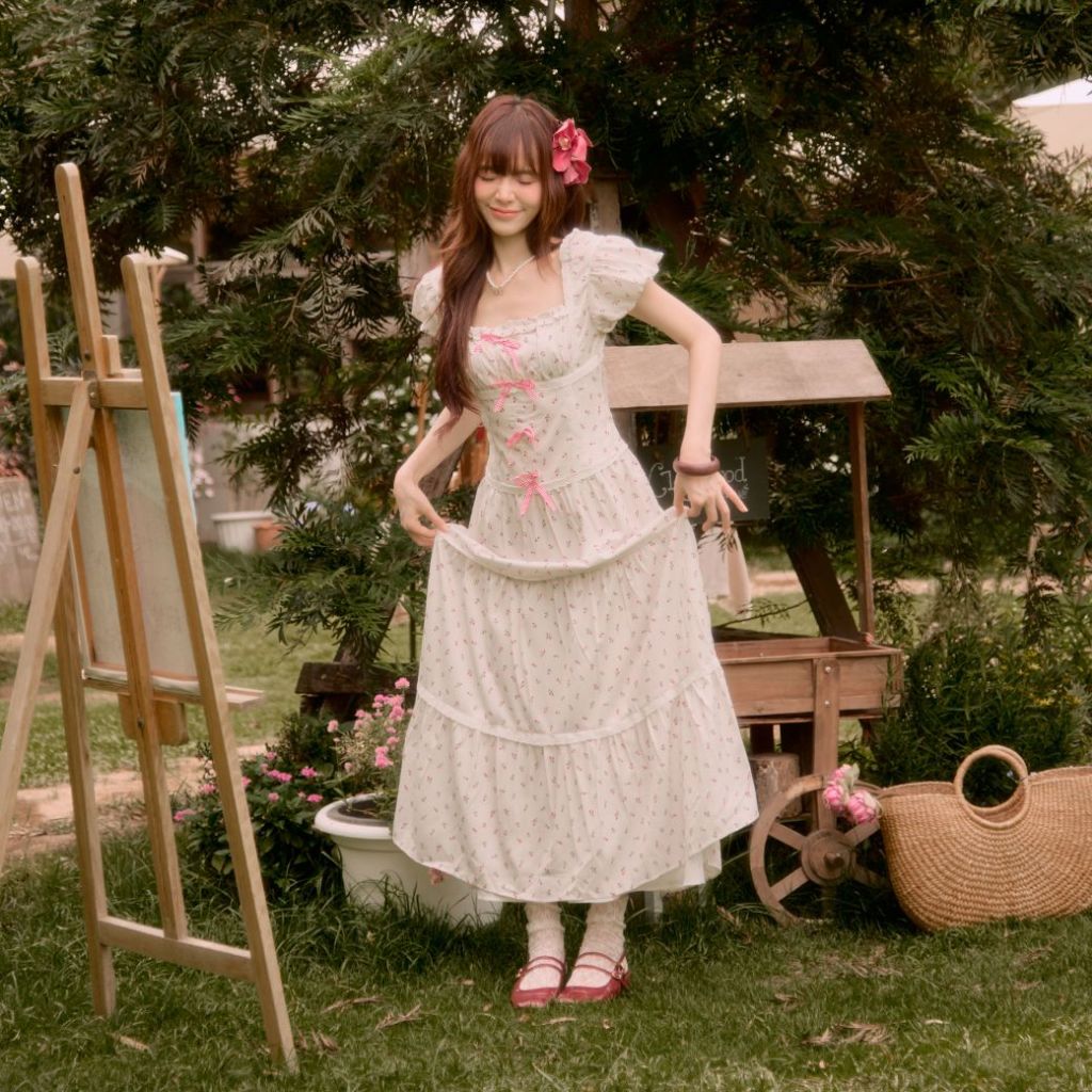 เดรสยาว Rosebelle Dress | PJKK.STUDLO