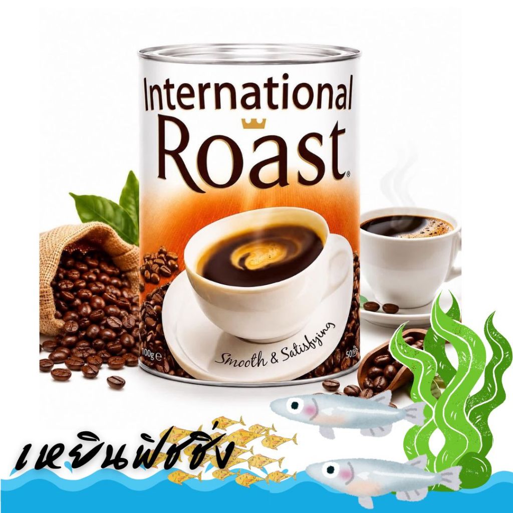 International Roast Instant Coffee Powder 100g กาแฟสำเร็จรูปนำเข้า Made in Australia ของแท้ มี อย.