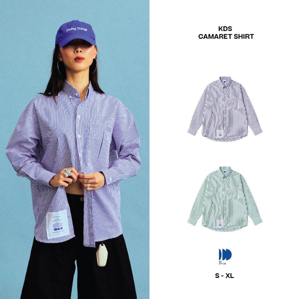 Kodangs Camaret Shirt เสื้อเชิ้ตแขนยาวลายทาง รุ่นคามาเรต
