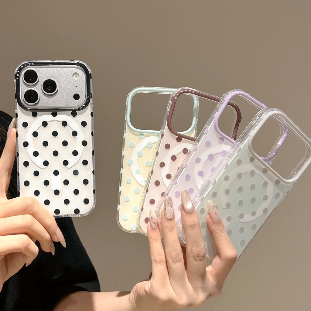 AD376 Caseเคสมาใหม่ลายจุดน่ารัก มี5สีให้เลือก พร้อมส่งจากไทยค่ะ