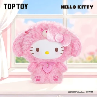 TOPTOY x Hello Kitty Puppy Party Series Plush Pendant Blind Box ซีรีส์ ตุ๊กตานุ่มเกาะกระเป๋า ของสะสมน่ารัก 100%ORI