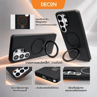 เคส Kevlar ลายเคฟล่า วงแหวน S26Ultra / S25Ultra / S24Ultra / ไอโฟน16-17 series