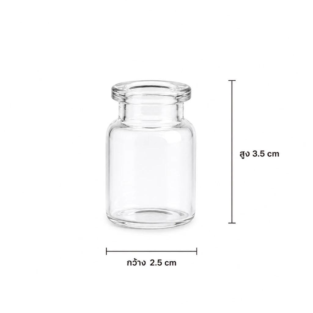 ขวดแก้วฝาไม้เห็ด 5 ml- 100 ml thumbnail 4