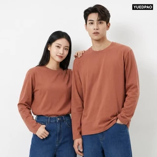 Yuedpao Ultrasoft Non-Iron เสื้อยืดแขนยาว สีพื้น ไม่ย้วย ไม่หด ไม่ต้องรีด ผ้านุ่ม - 12 สี [NEW]