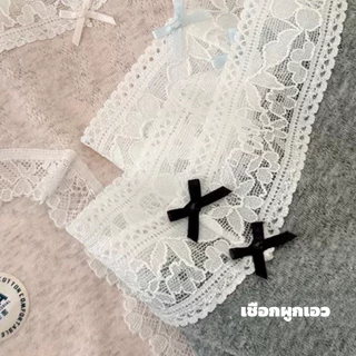 【สินค้าพร้อมส่ง】 กางเกงในผู้หญิงชุด ผ้าฝ้ายแท้เอวกลาง ผ้านุ่มใส่สบาย ขอบขาลูกไม้ ยืดหยุ่นสูง ไม่รัดขา ไม่กดเนื้อ