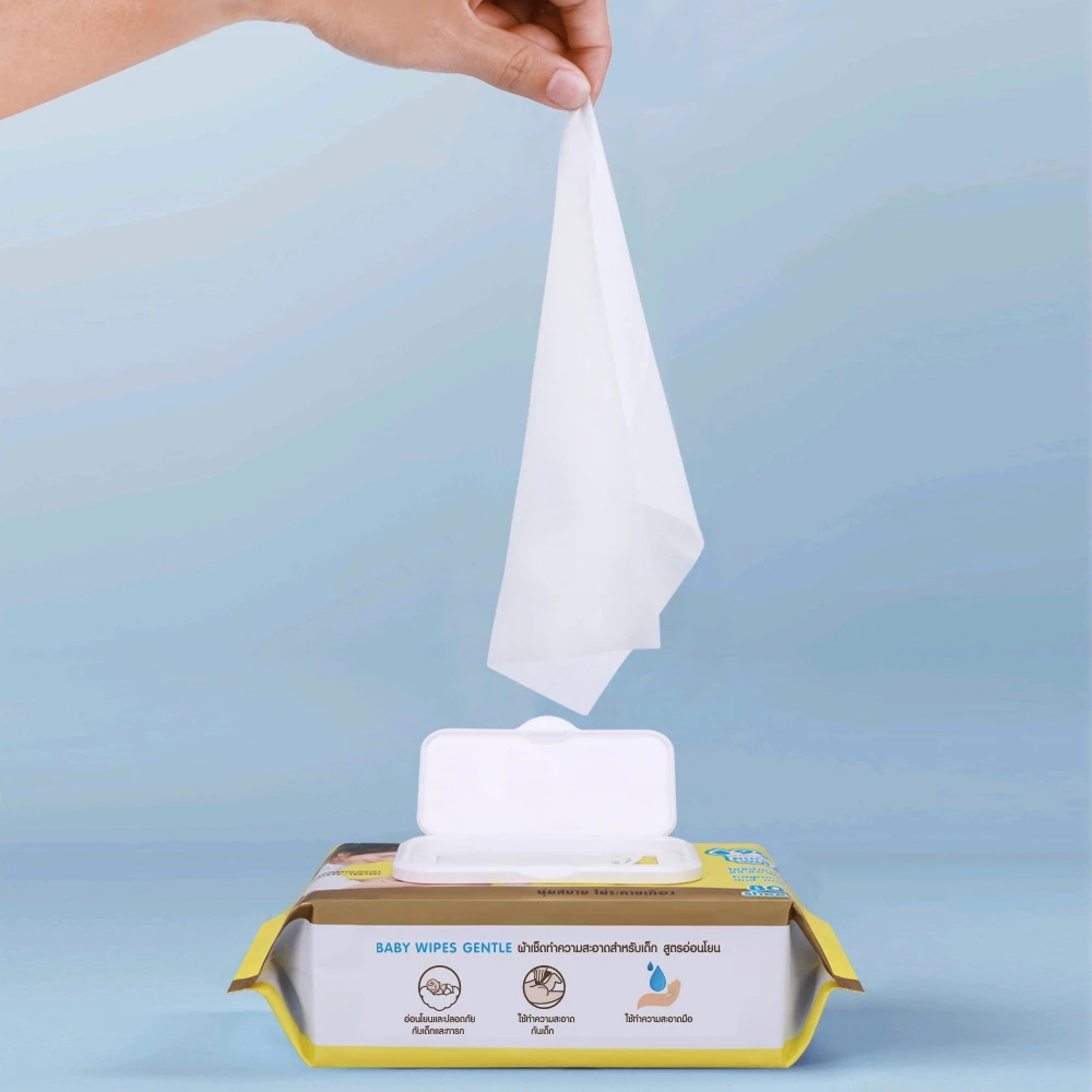 [ยกลัง12] DODOLOVE  ทิชชู่เปียก Baby Wipes ผ้าเช็ดทำความสะอาดสำหรับเด็ก ออร์แกนิค ห่อใหญ่ 80 แผ่น thumbnail 5