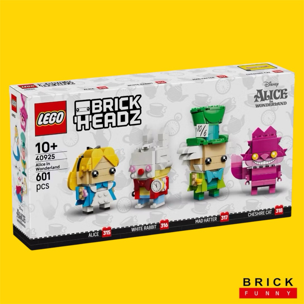 Lego BrickHeadz 40925 Alice in Wonderland สินค้าพร้อมส่ง ของแท้ 100%