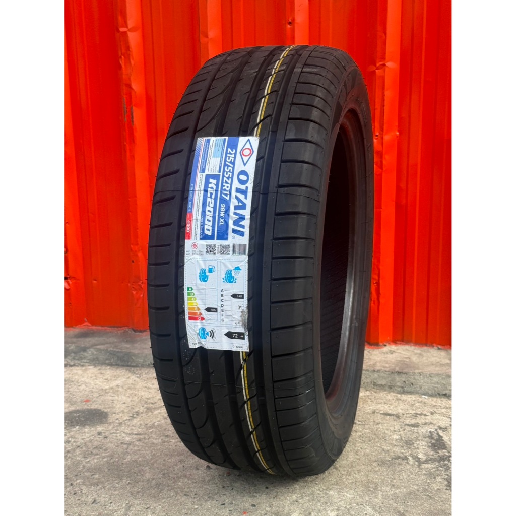 215/55R17 OTANI รุ่น KC2000  ยางปี 26 ราคาต่อเส้น แถมฟรีจุ๊บลมยาง