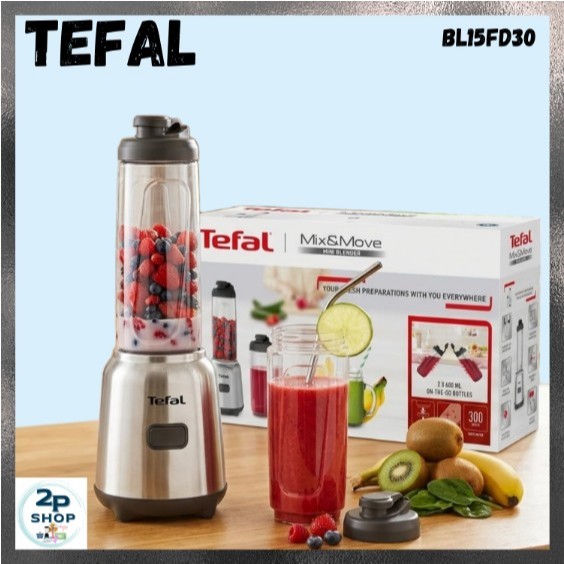 TEFAL เครื่องปั่นแบบพกพา Mix & Move รุ่น BL15FD30 กำลังไฟ 300 วัตต์