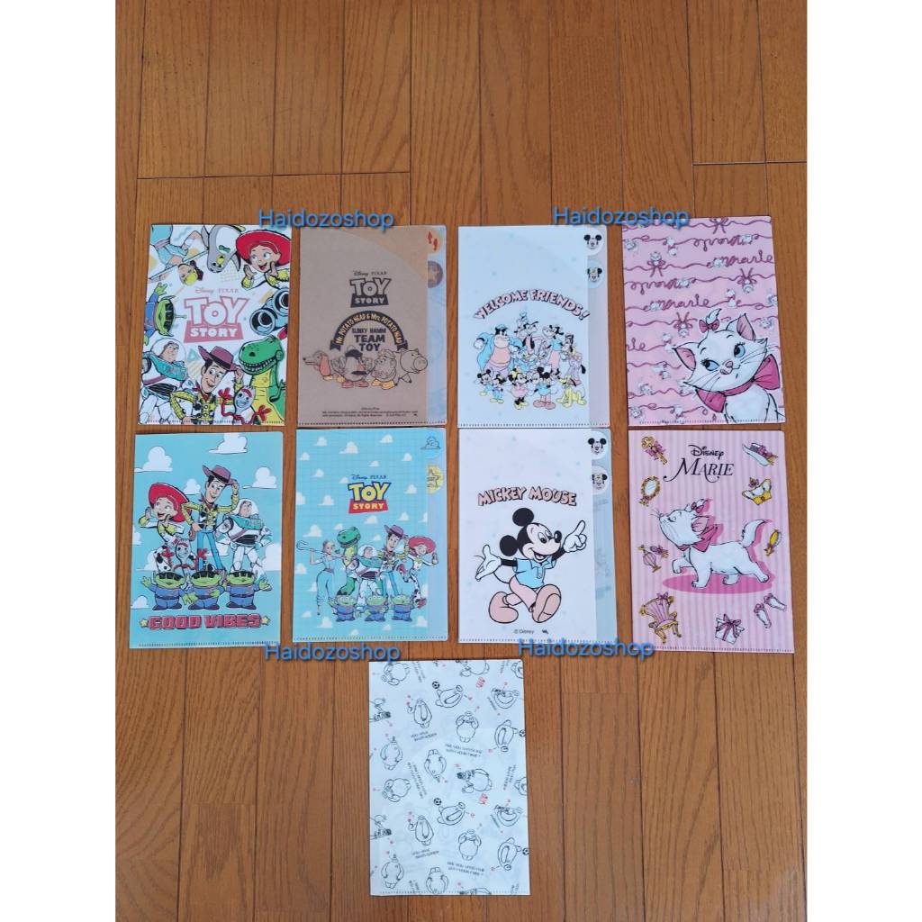 Disney แฟ้มขนาดA5(ครึ่งA4 ก15.5xส22ซม.) ลิขสิทธิ์แท้จากญี่ปุ่น มีให้เลือกหลายลาย พร้อมส่งจากไทย