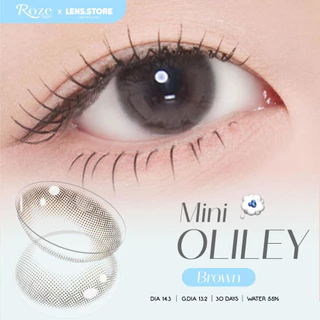 คอนแทคเลนส์รายเดือน Rozelens รุ่น Mini Oliley Brown มินิโอลิลี่ย์ ตาละมุนเกาหลี