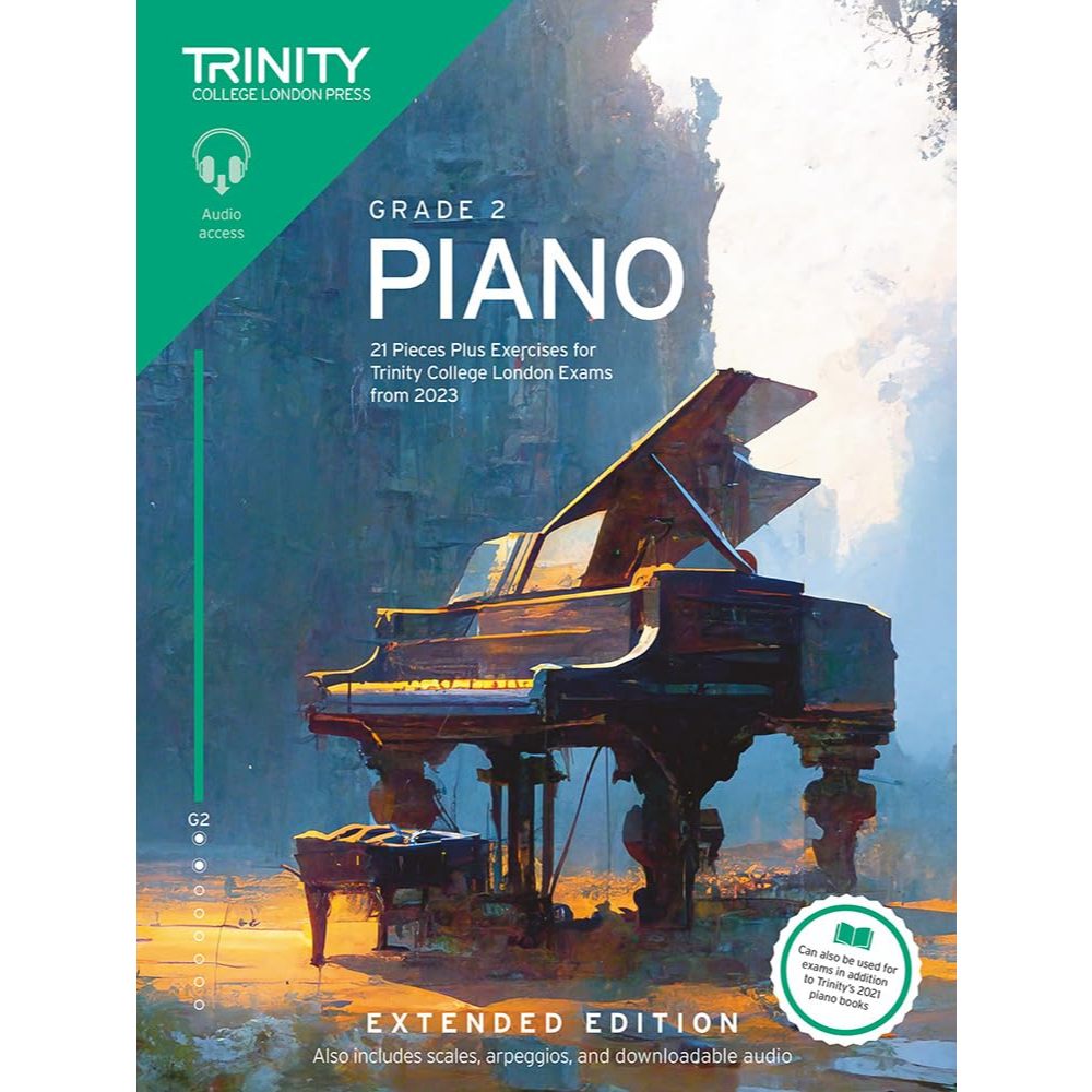 Trinity Piano Exam Pieces Plus Exercises (Extended Edition) from 2023: Grade 2:(TCL032010)