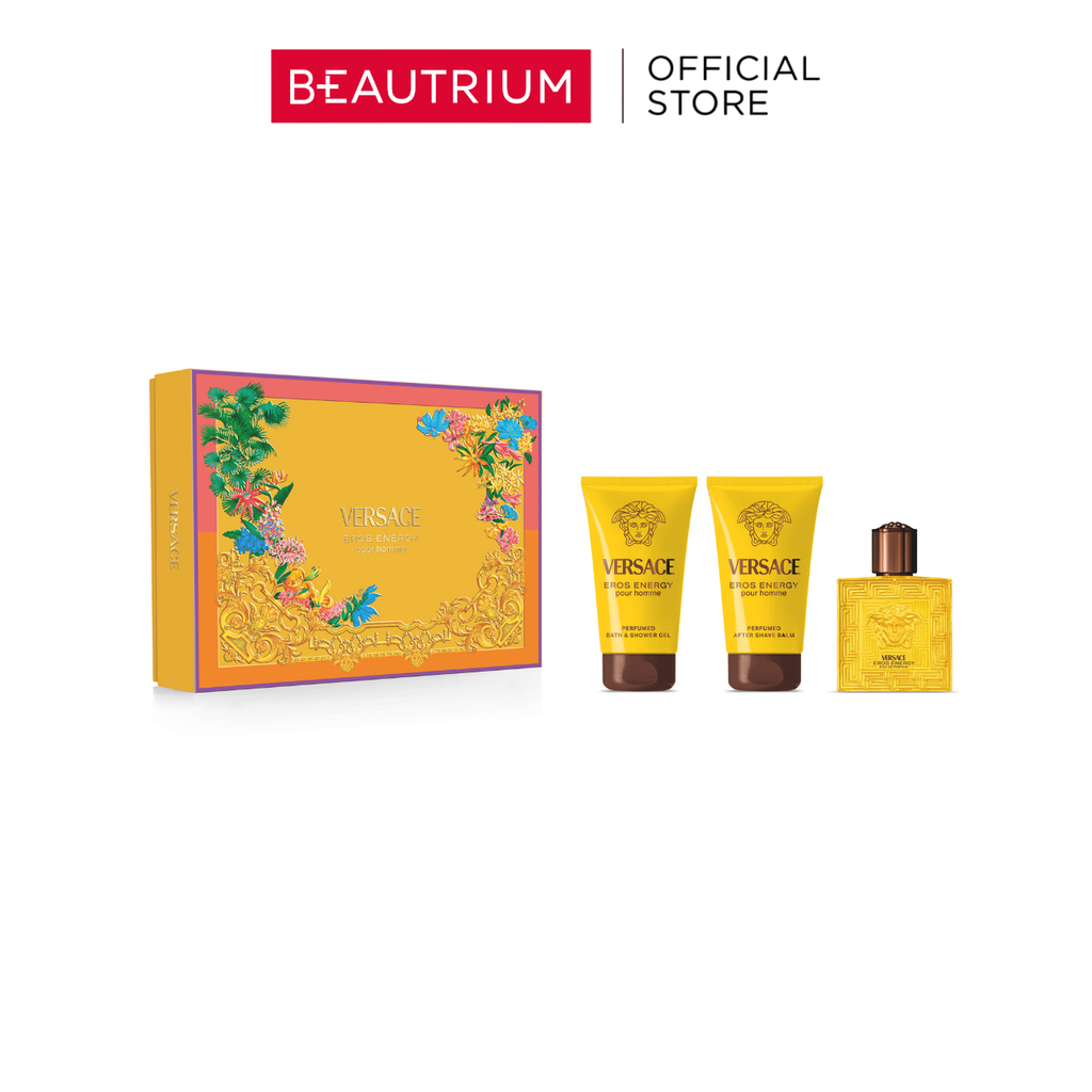 VERSACE SP26 Eros Energy EDP 50ml+Shower Gel 50ml+After Shave Balm 50ml น้ำหอม 1set