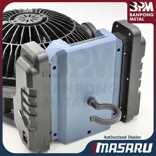 MASARU พัดลมไร้สาย 20V 4Ahx1 รุ่น SCFP-900 12 นิ้ว ปรับแรงลมได้ 3 ระดับ มี ไฟ LED พัดลมแบตเตอรี่ พัดลมพกพา
