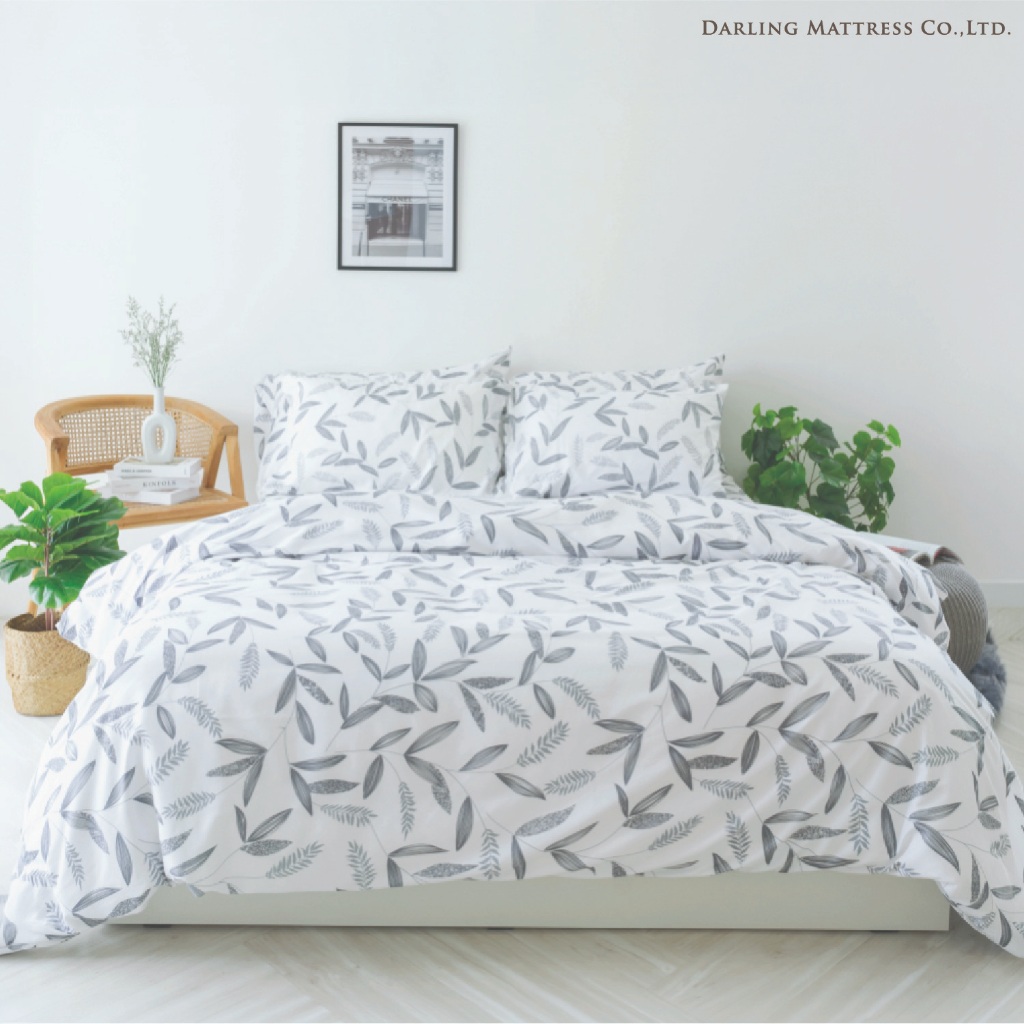 Darling Mattress ที่นอนดาร์ลิ่ง ชุดผ้าปูและผ้านวมรุ่นนาโนเทคลายลีฟ