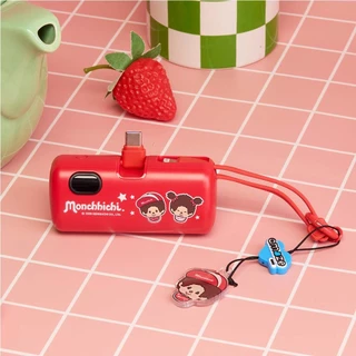 Amaze one Monchhichi Powerbank 22.5W พาวเวอร์แบงค์ชาร์จเร็ว 5000 mAh ลายลิขสิทธิ์แท้มอนชิชิ รุ่น A-MCB005 - ประกัน 1 ปี