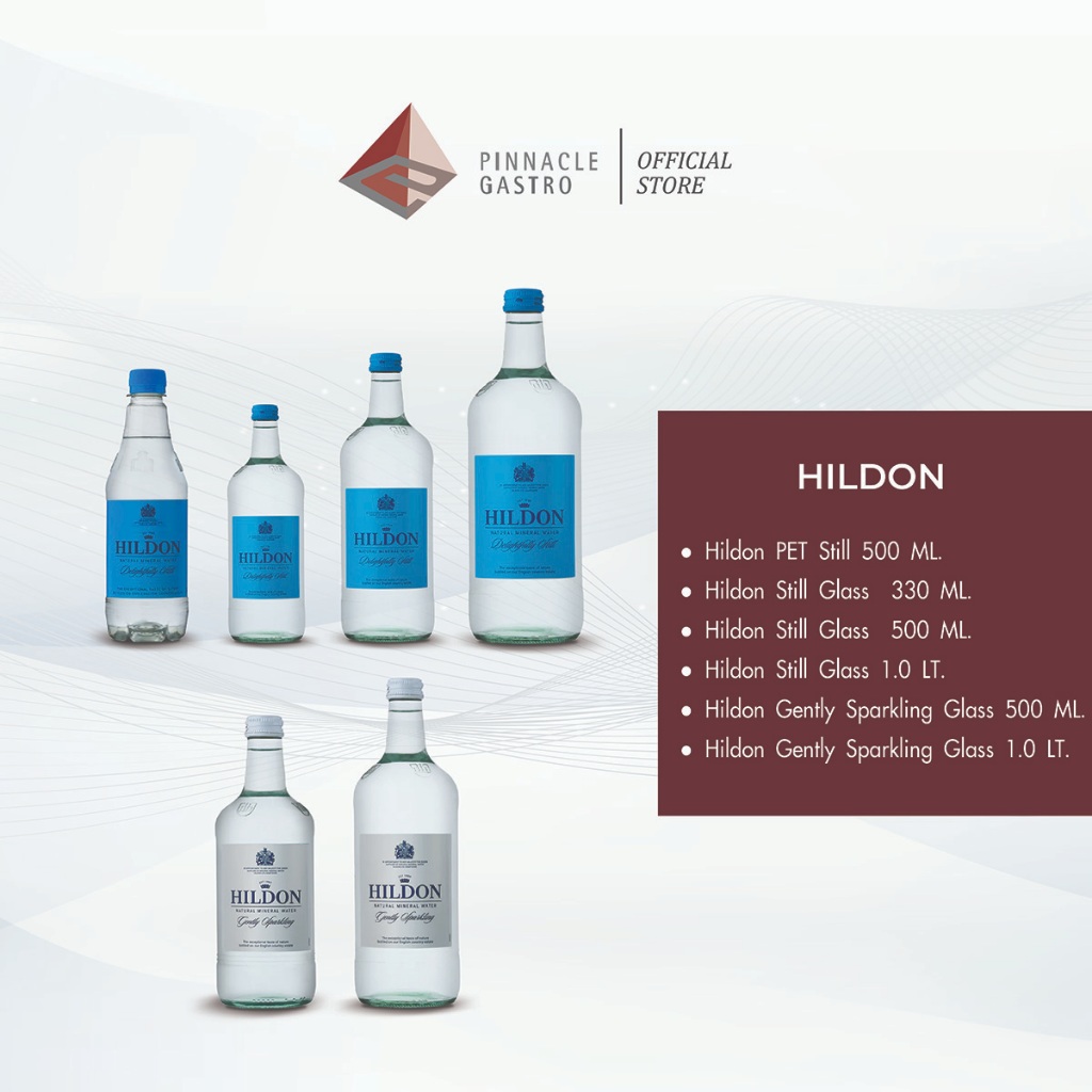 Hildon natural mineral water from England