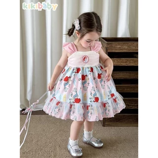 [90-130]กีกี้เบบี้ เดรสเจ้าหญิง เดรสน่ารักๆ เสื้อผ้าเด็d kikibaby-dress KP