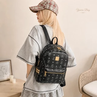 YUNIRA BAG กระเป๋าเป้แฟชั่นผู้หญิง ลายหมีน่ารัก หนัง PU ดีไซน์เกาหลี น้ำหนักเบา แมตช์ง่าย 4 สี