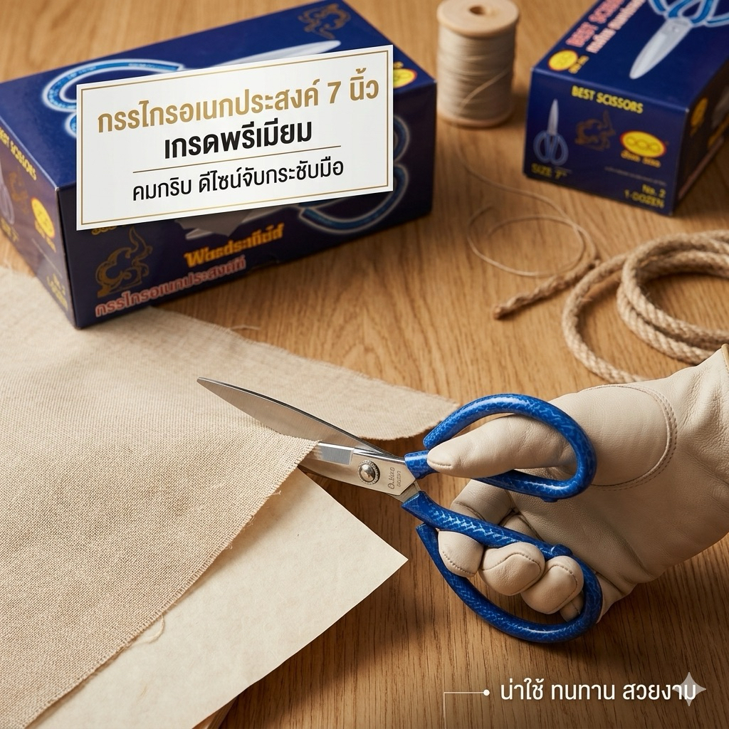 ✅️กรรไกร7นิ้ว✅️กรรไกรH999S✂️กรรไกรอย่างดีคมทนนาน✅️