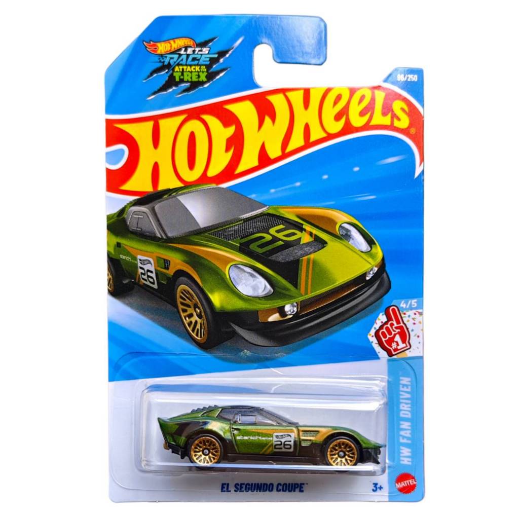El Segundo Coupe- โมเดลรถเหล็ก Hot Wheels ลิขสิทธิ์แท้ ของเล่น ของสะสม FFB6