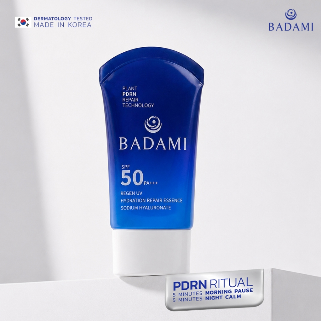 (พาดามี) BADAMI Regen UV Hydration Repair Essence SPF 50 PA++++ กันแดด PDRN เย็นสบายผิว ปกป้อง UV พร้อมบำรุง