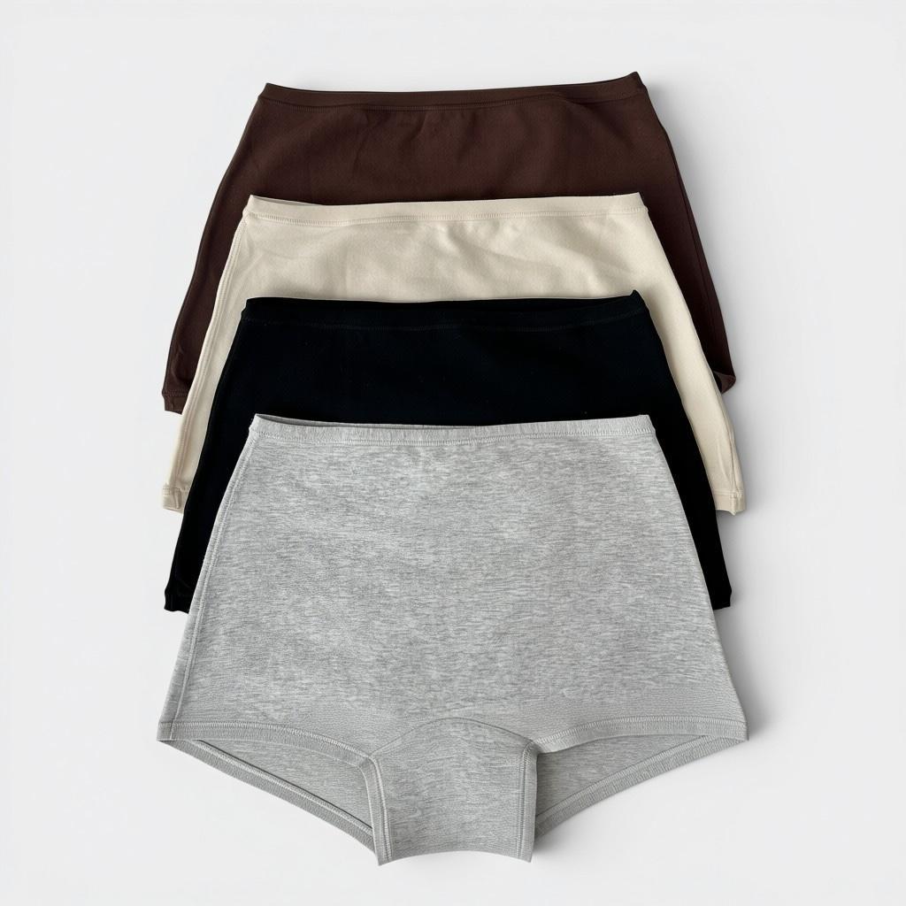 Atipashop - Second Skin Shorts (#SK1232-1) กางเกงในไร้ขอบเก็บทรง เก็บพุง ผ้านุ่ม ใส่สบาย