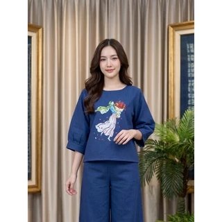 เสื้อใยกัญชงลินิน งานอัดกาว มีหลากหลายแบบ ตัดตามออเดอร์