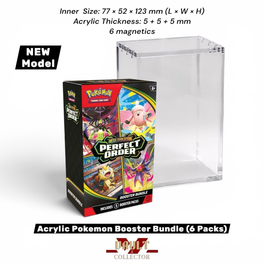 Acrylic Pokemon กล่องอะคริลิก (Pokemon Bundle Booster Box ENG)