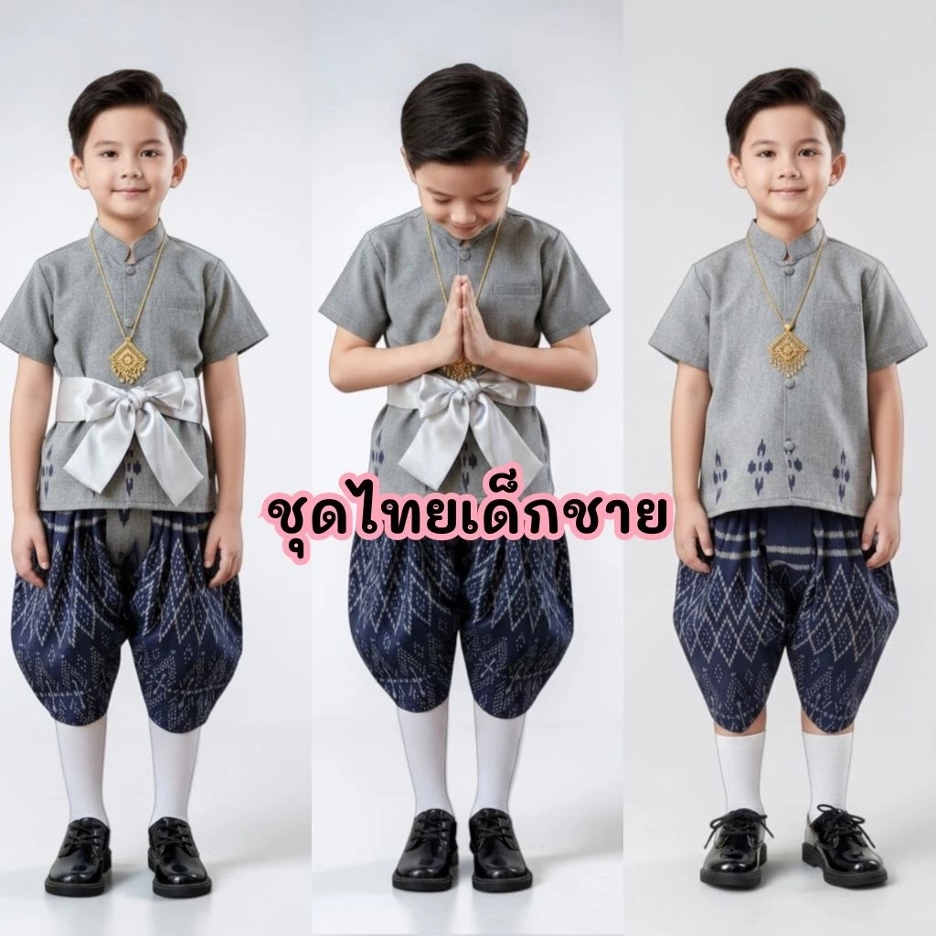 Ns // ชุดไทยเด็กผู้ชาย *พร้อมส่ง*