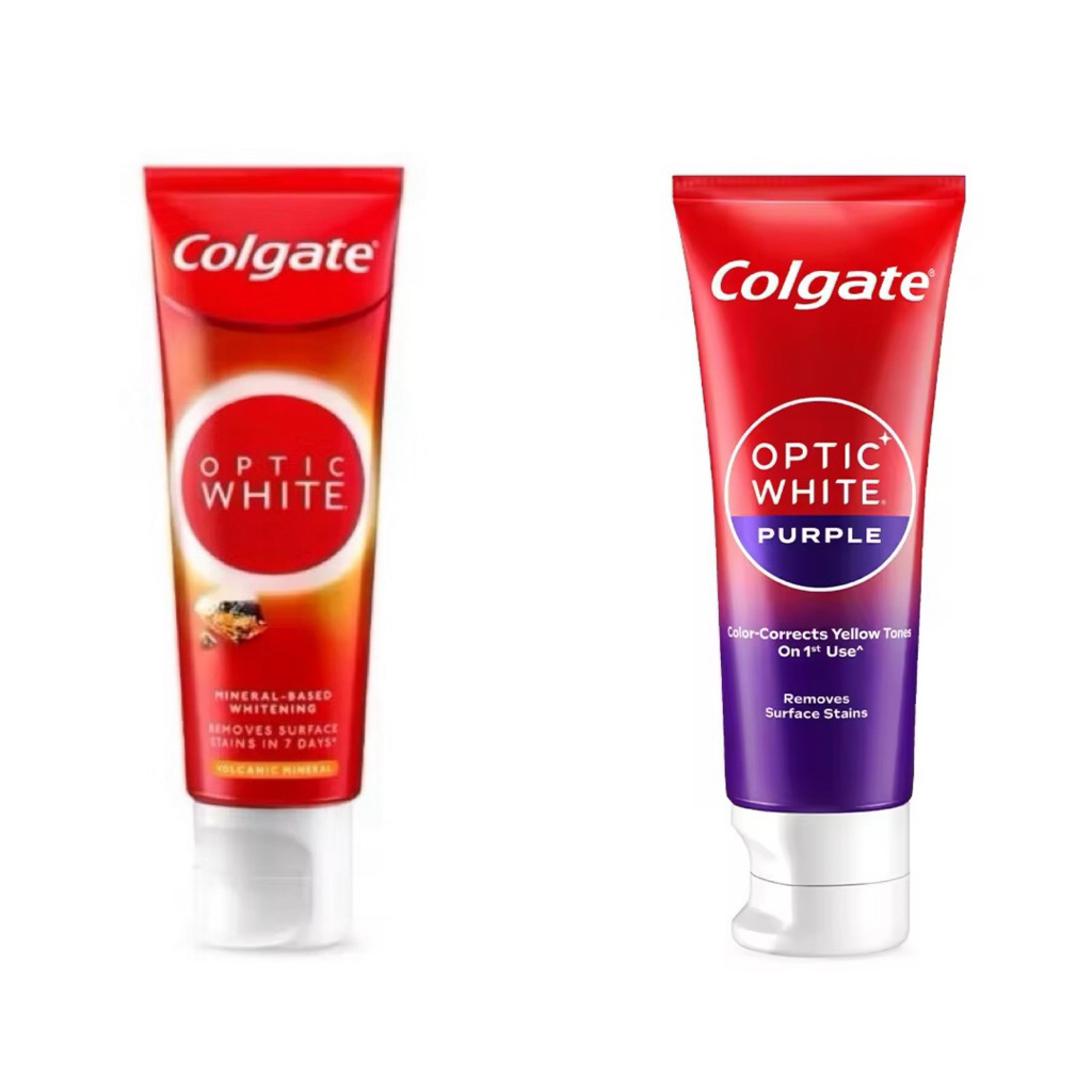 [มี 3 สูตรให้เลือก] ยาสีฟันคอลเกต อ๊อพติค ไวท์ 100ก. / 80ก. Colgate Optic White Toothpaste 100g. / 80g.