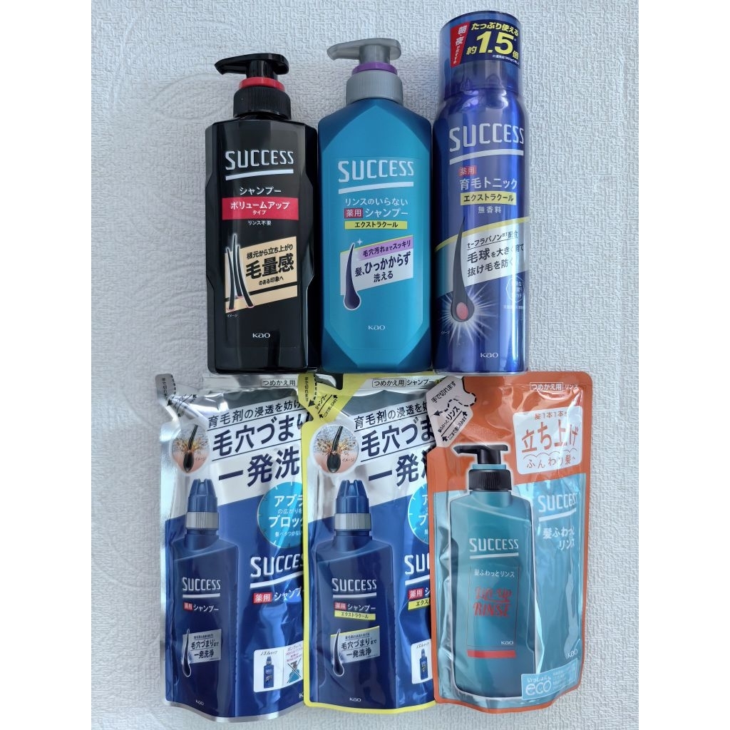 🇯🇵 Kao​ Success​ Shampoo​ Volume up​ Type 350​ ml.​ / รีฟีล​ 320 ml.