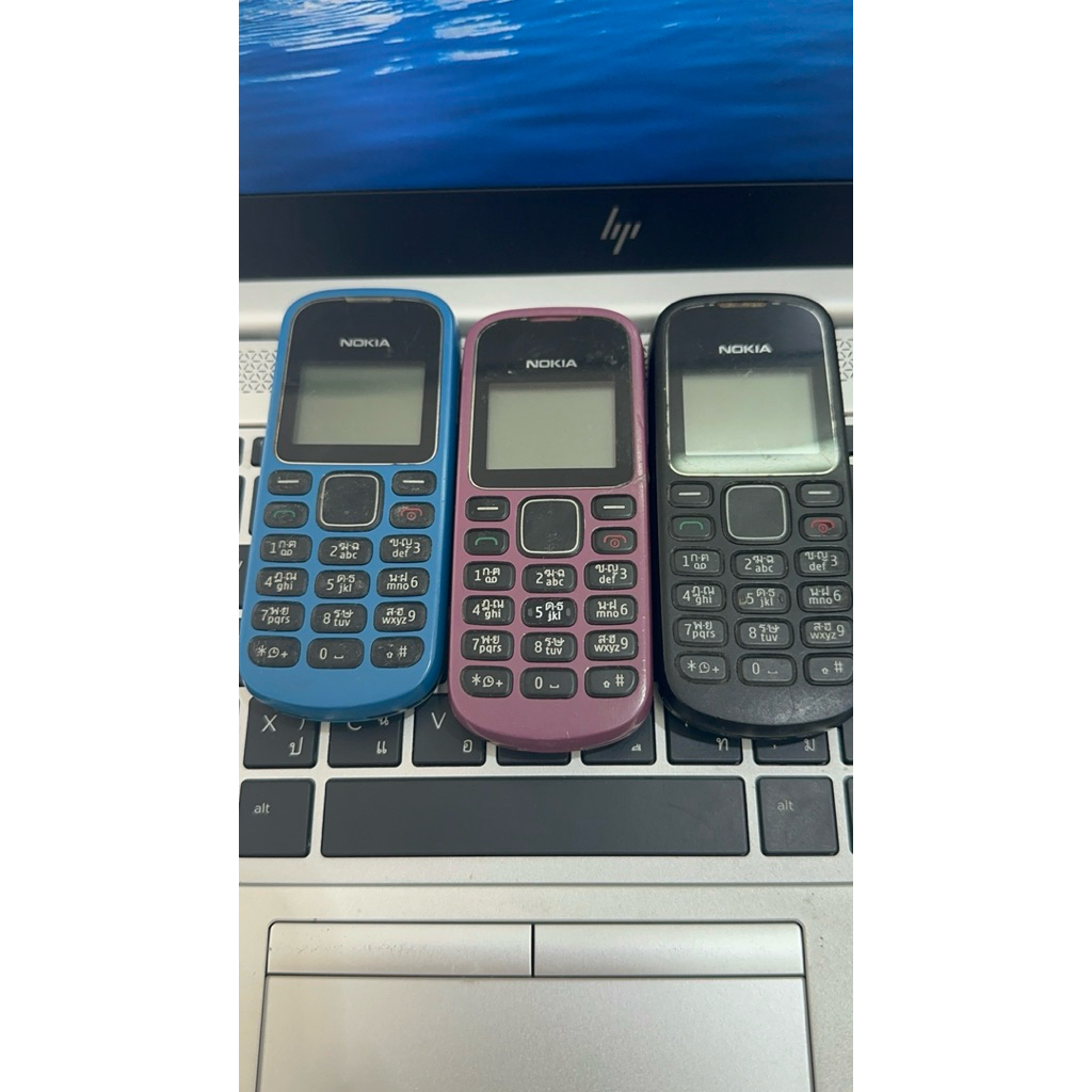 โทรศัพท์มือถือโนเกียปุ่มกด NOKIA PHONE1280 ขายเหมาเหมา 3 เครื่องไม่มีแบตเตอรี่ 300 บาท ได้ 3 เครื่อง