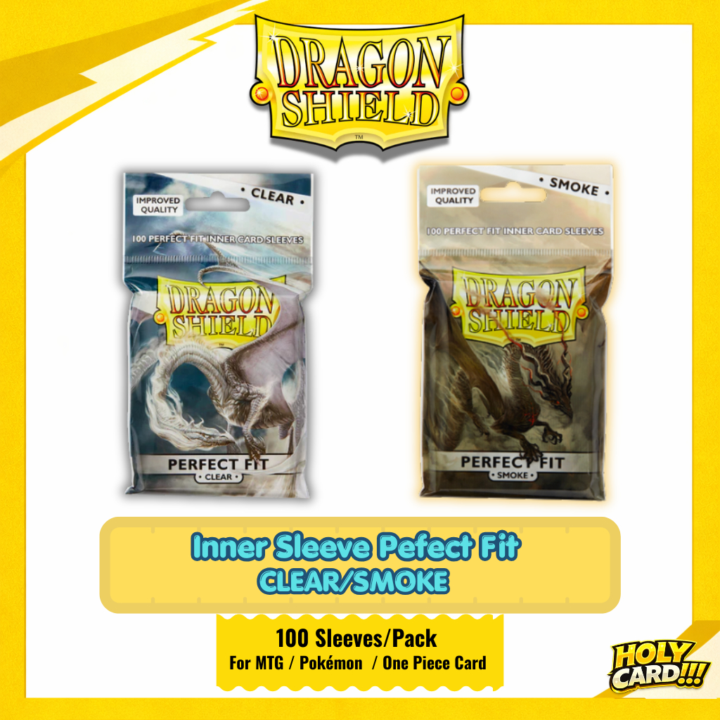 [Dragon Shield] Perfect Fit-Inner Sleeves (Clear/Smoke)
