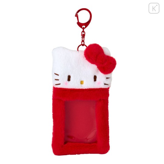 พวงกุญแจ frame card ขนนุ่มนิ่มฟู kt hellokitty sanrio กว้างประมาณ 9 ซม. x ลึก 2.5 ซม. x สูง 18 ซม โพ