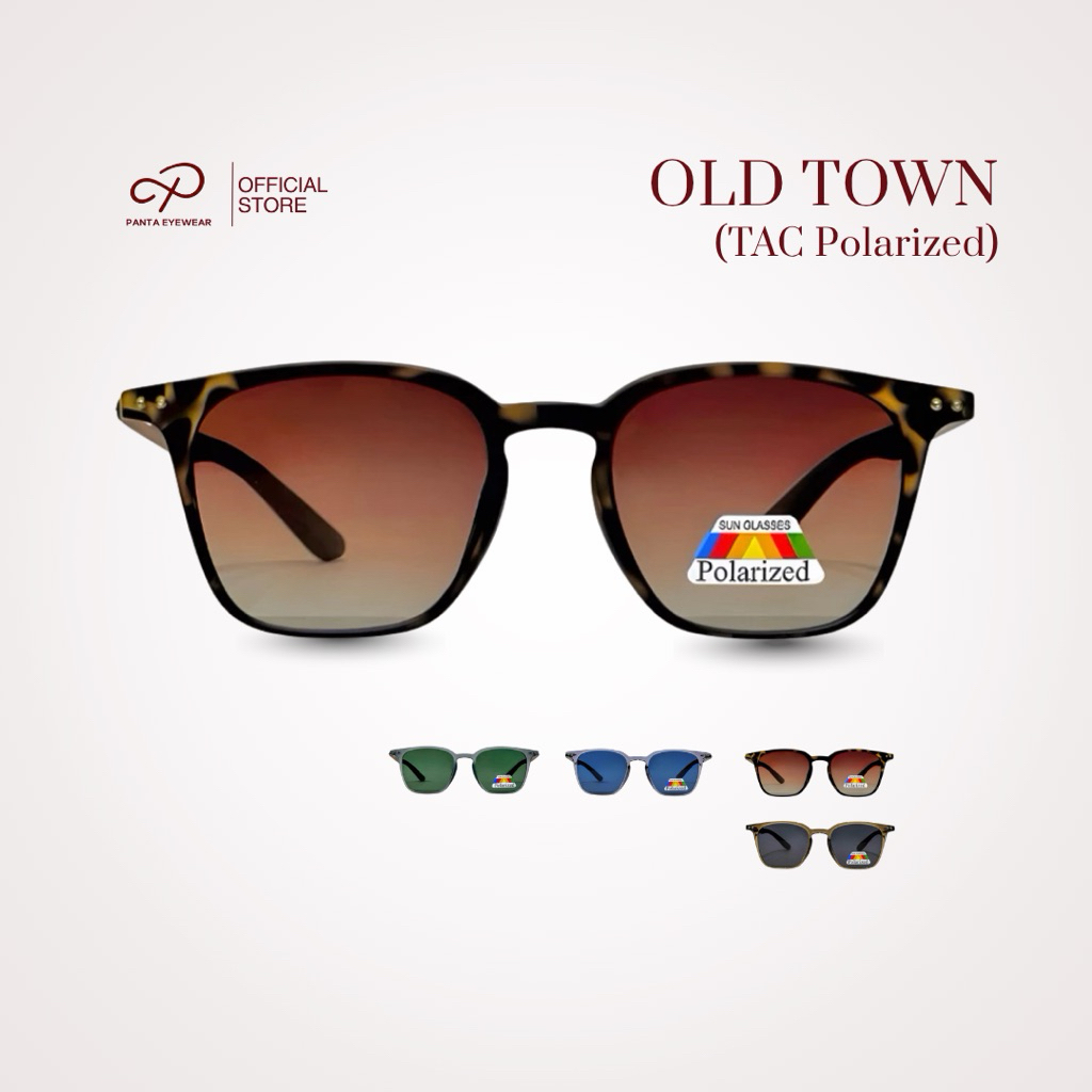 PANTA |(พร้อมซอง) ODT : OLD TOWN (โอลด์ทาวน์) แว่นกันแดด TAC Polarized