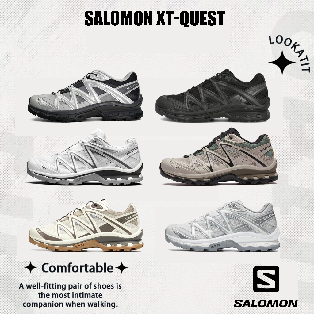 รองเท่าเดินป่า SALOMON XT-Quest เหมาะสำหรับกิจกรรมกลางแจ้ง ใส่สบายสไตล์ลำลอง รองรับแรงกระแทก