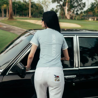 Beverly Club -เสื้อแขนสั้นสำหรับตีกอล์ฟ