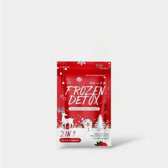 Frozen Detox & Fiberry 2-in-1 Dietary Supplement (60 Capsules) ดีท็อกซ์สูตรสมุนไพรธรรมชาติ ล้างลำไส้ ปรับระบบขับถ่าย