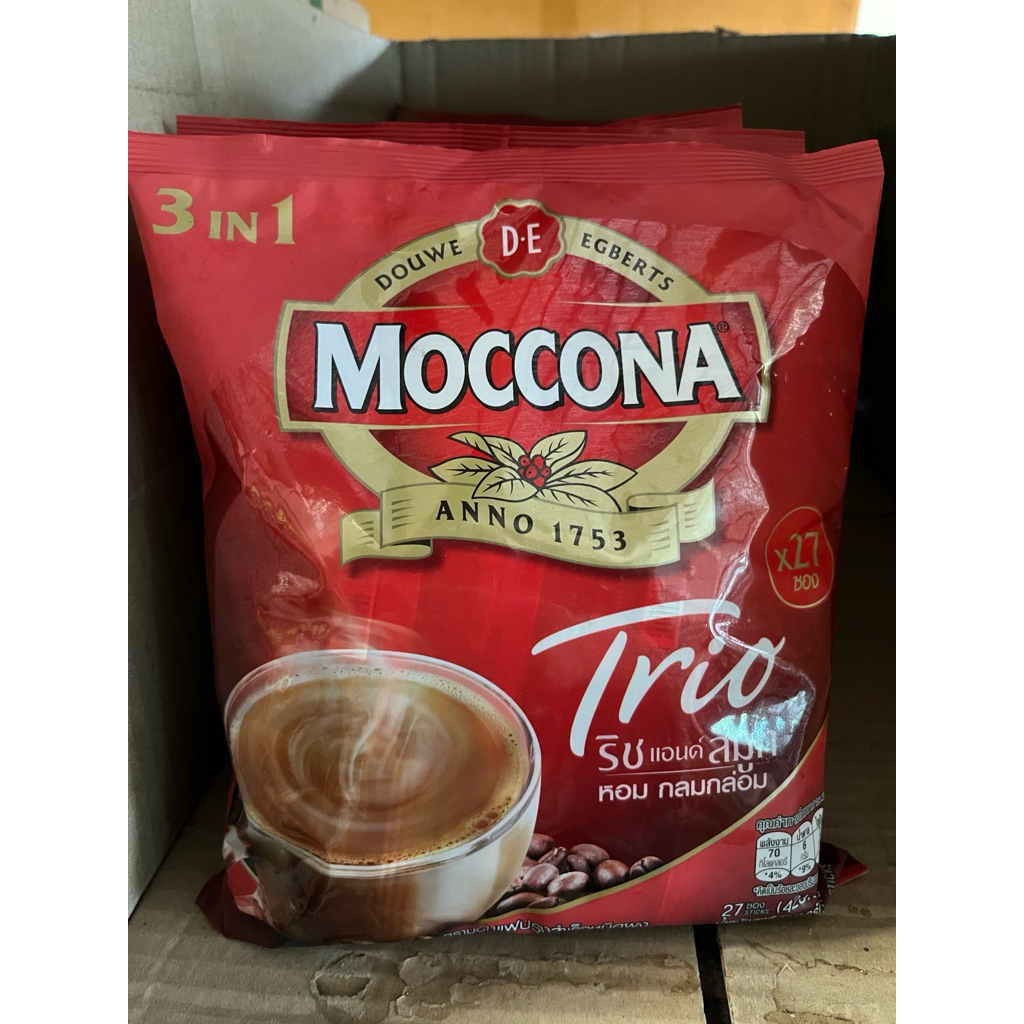 กาแฟปรุงรส Moccona ริสแอนด์สมูท 27 ซอง