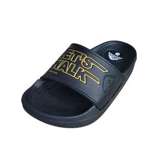 ADDA(KIDS) รองเท้าแตะแบบสวมสำหรับเด็ก รุ่น 32B3K พิมพ์ Let's walk SIZE : 8(25)-3(35)