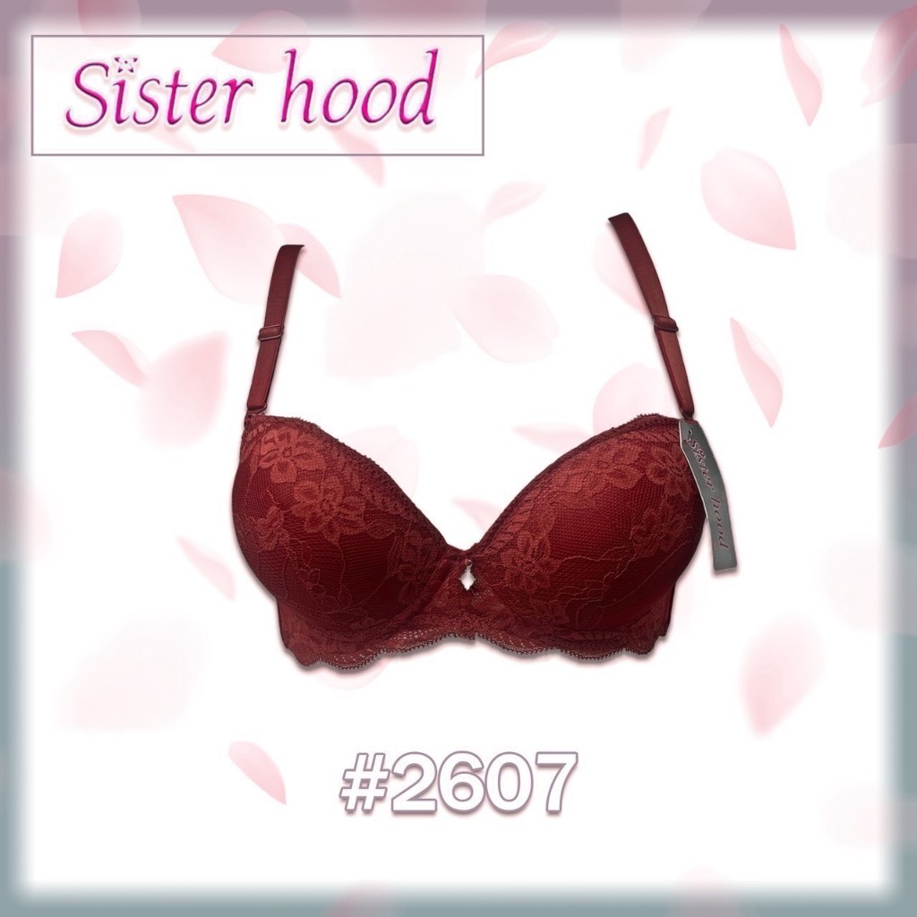 เสื้อในลูกไม้ ฟองน้ำหนา sisterhood 2607